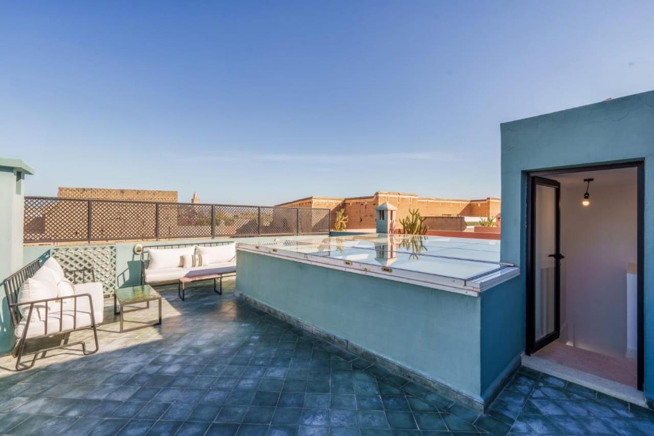 Riad Privatise - 2 Chambres & Petit Dejeuner -Terrasse Marrákes Kültér fotó
