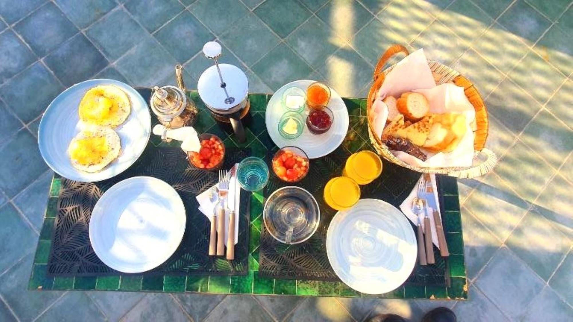 Riad Privatise - 2 Chambres & Petit Dejeuner -Terrasse Marrákes Kültér fotó